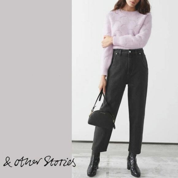 & Other Stories Black Flare & Wide Leg Jeans - Picture 2 of 16